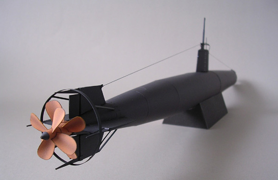 Подводная лодка типа A Ko-hyoteki paper model