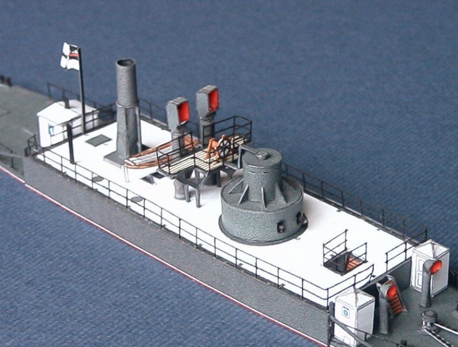 Наблюдательный корабль SMS Rhein / Mosel paper model