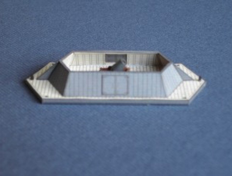 Мортирная баржа (1862) paper model