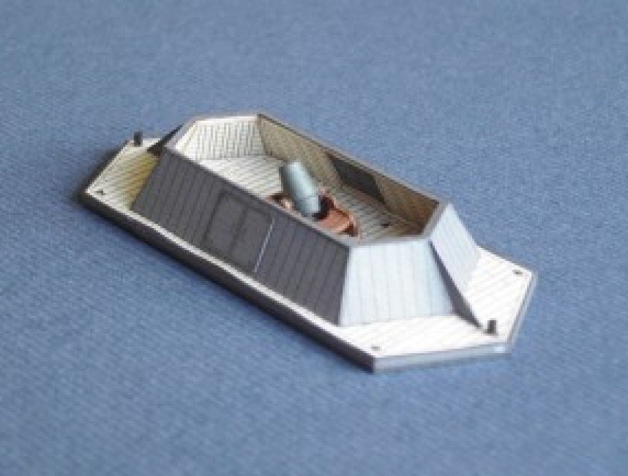 Мортирная баржа (1862) paper model