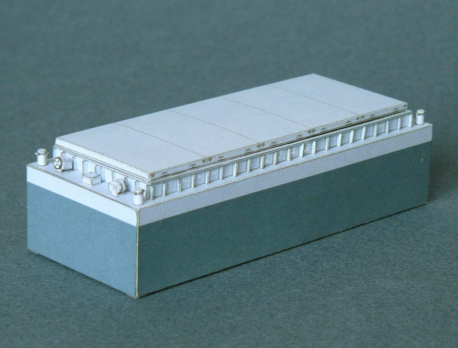 Баржа-контейнер (1975) paper model