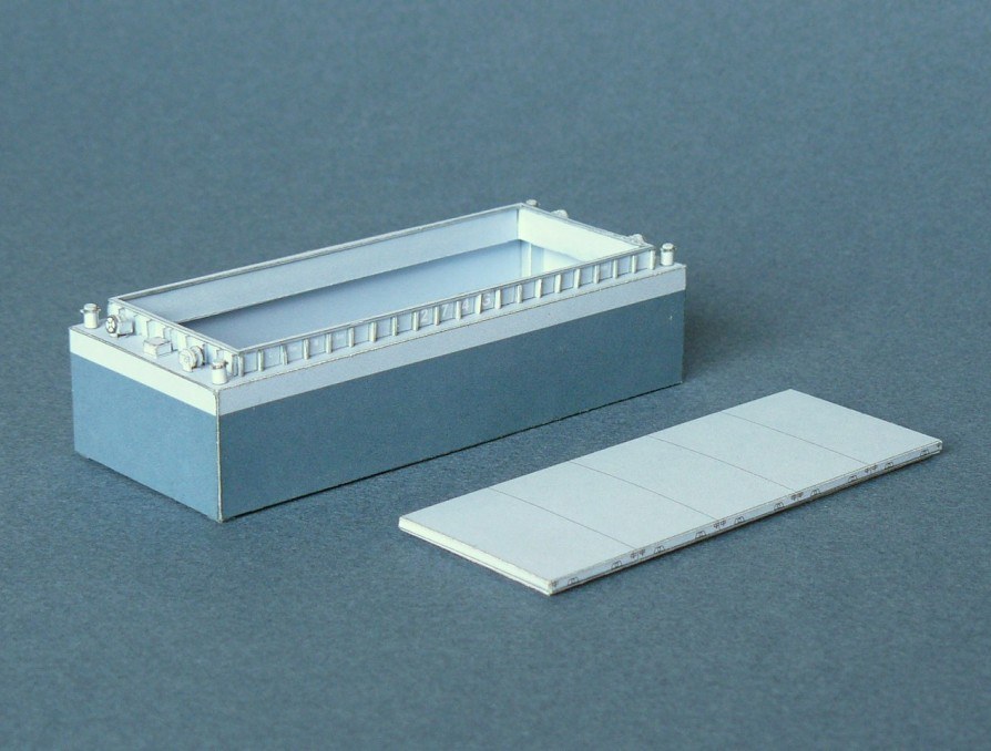 Баржа-контейнер (1975) paper model