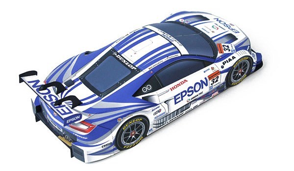 Автомобиль Honda NSX Concept-GT [средняя сложность] paper model