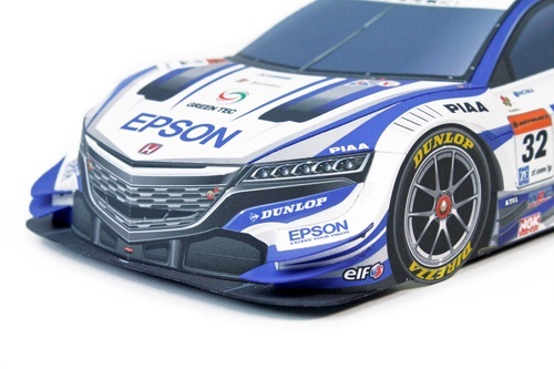 Автомобиль Honda NSX Concept-GT [средняя сложность] paper model