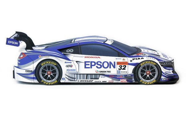 Автомобиль Honda NSX Concept-GT [средняя сложность] paper model
