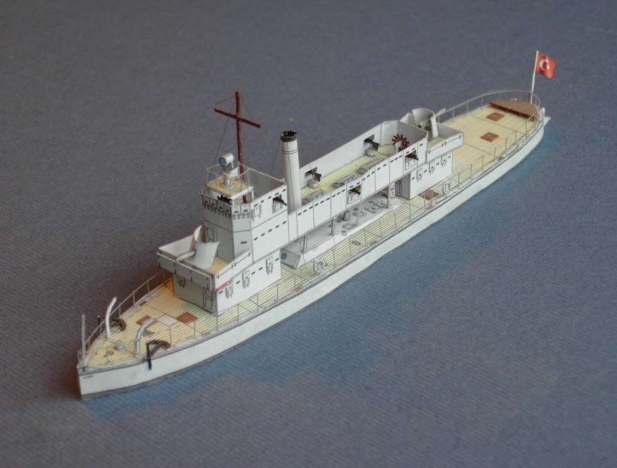 Канонерская лодка Мелик (1898) paper model