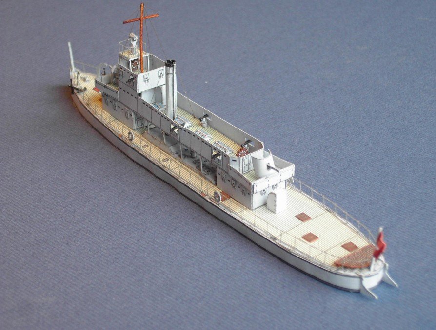 Канонерская лодка Мелик (1898) paper model