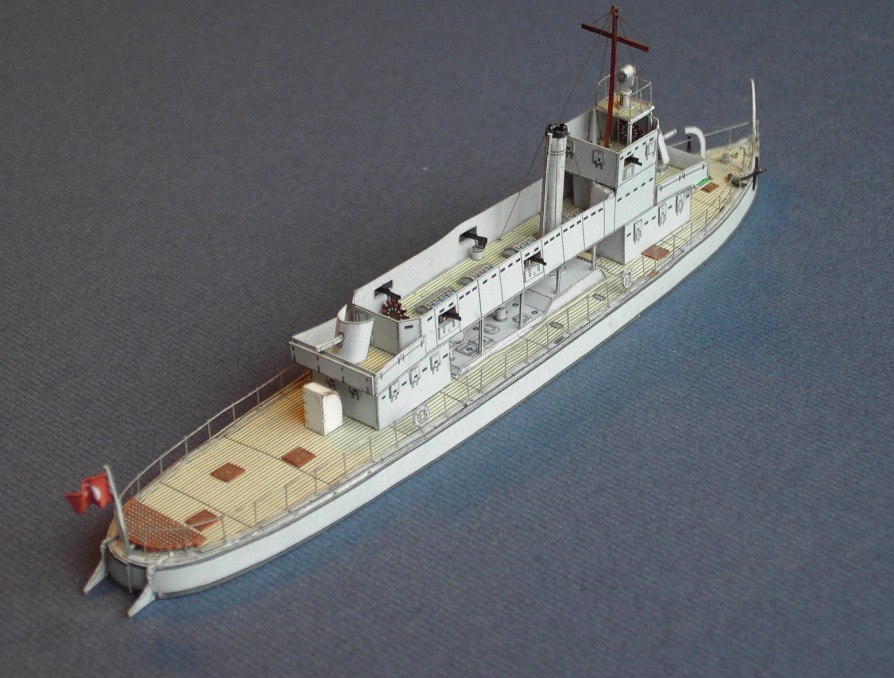 Канонерская лодка Мелик (1898) paper model