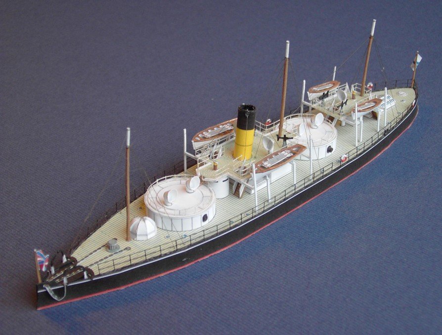 Броненосная лодка Смерч (1865) paper model