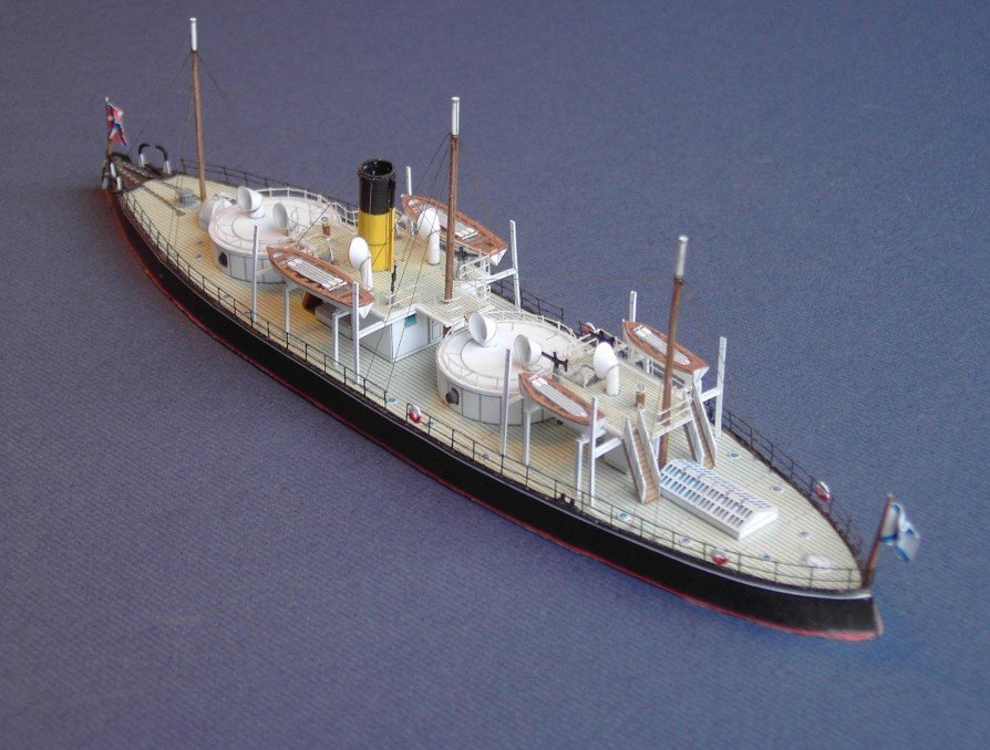 Броненосная лодка Смерч (1865) paper model