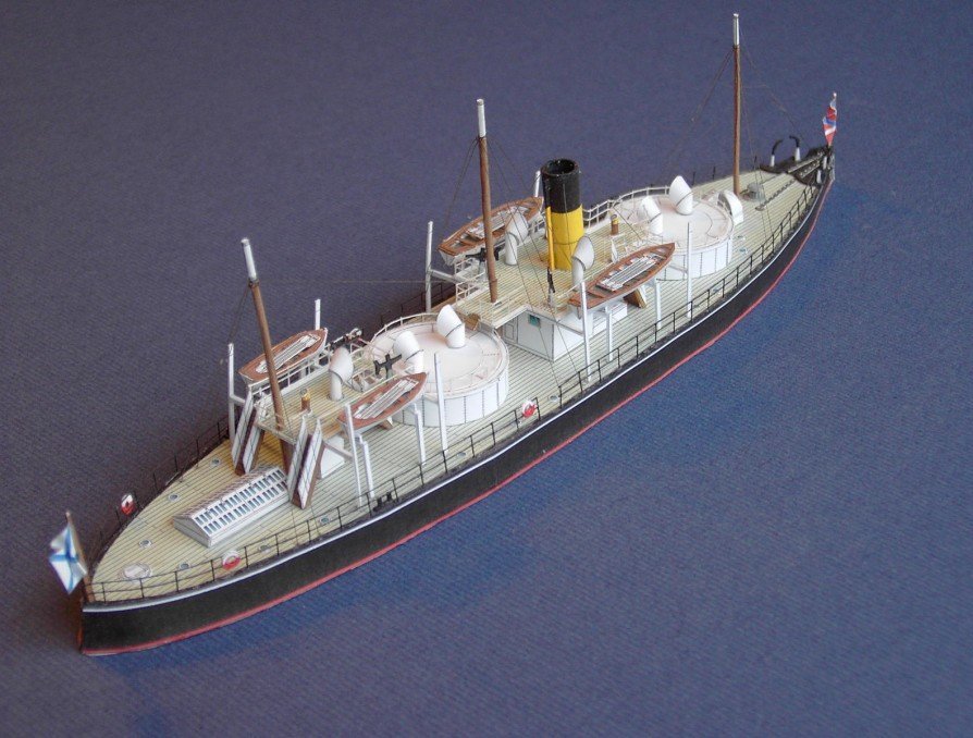 Броненосная лодка Смерч (1865) paper model