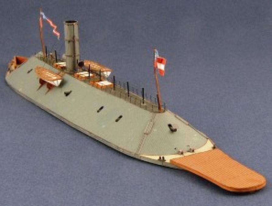 Броненосец CSS Virginia (1862) paper model