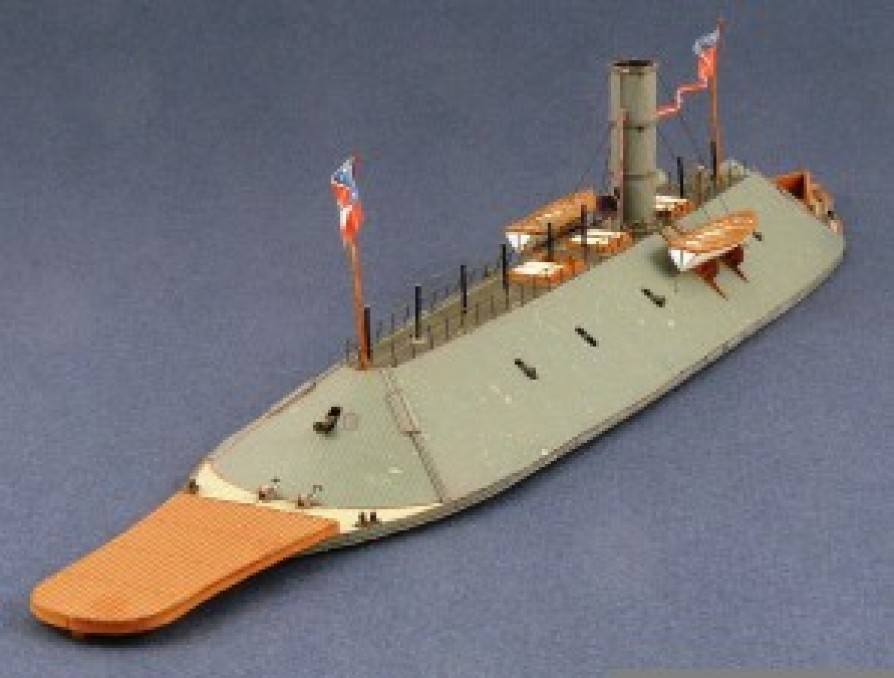Броненосец CSS Virginia (1862) paper model