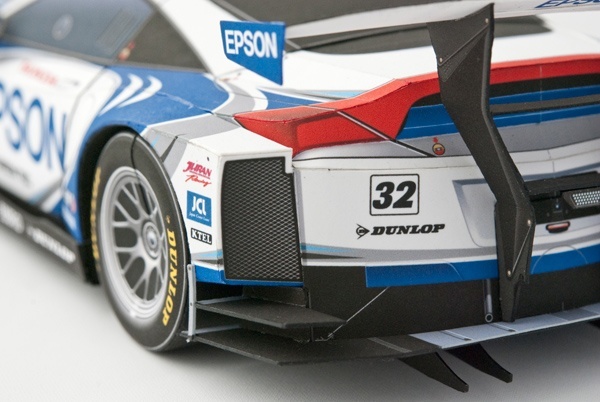 Автомобиль Honda HSV-010 GT 2013 [высокая сложность] paper model
