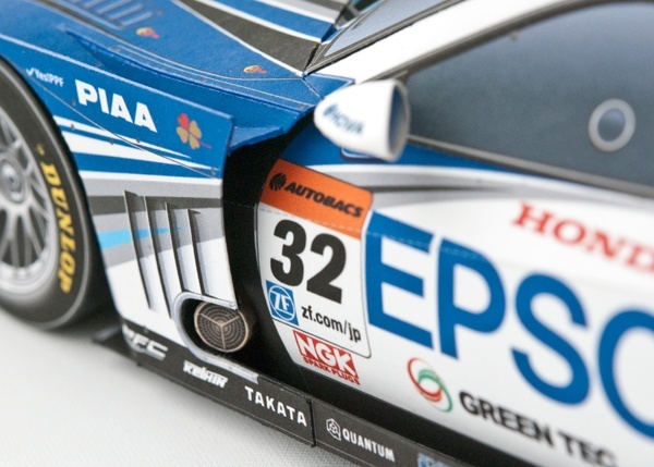 Автомобиль Honda HSV-010 GT 2013 [высокая сложность] paper model