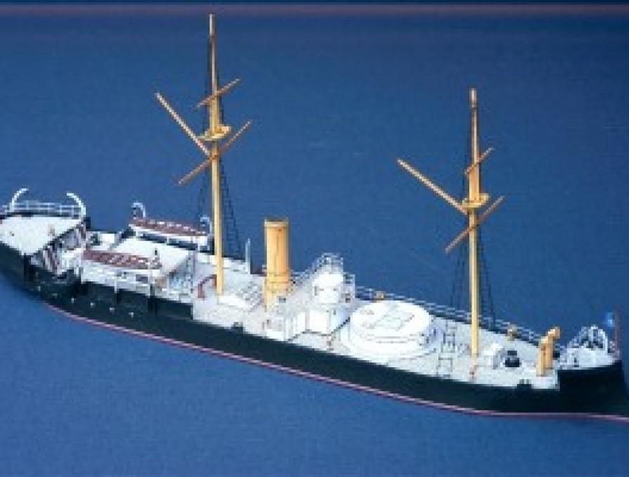 Броненосец Huascar paper model