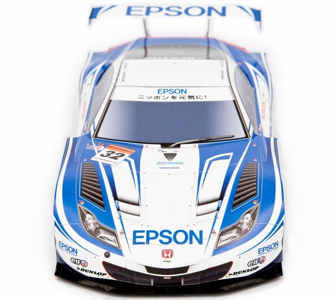 Автомобиль Honda HSV-010 GT 2012 [cредняя сложность] paper model
