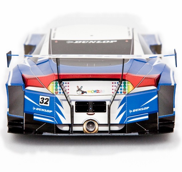 Автомобиль Honda HSV-010 GT 2012 [cредняя сложность] paper model