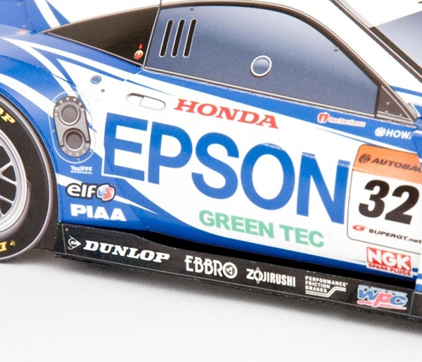 Автомобиль Honda HSV-010 GT 2012 [cредняя сложность] paper model