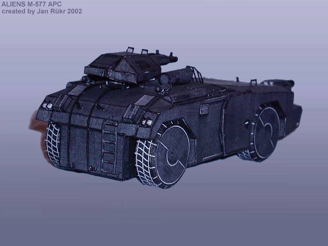 Планетарный бронетранспортер M-577 APC (Чужие) paper model