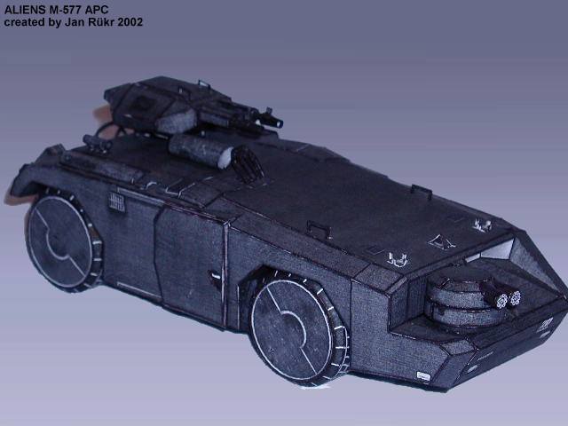 Планетарный бронетранспортер M-577 APC (Чужие) paper model