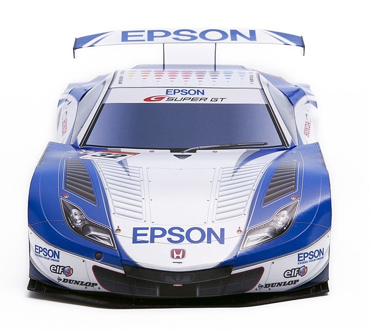 Автомобиль Honda HSV-010 GT 2011 [cредняя сложность] paper model