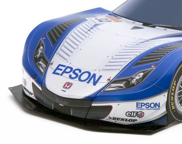 Автомобиль Honda HSV-010 GT 2011 [cредняя сложность] paper model