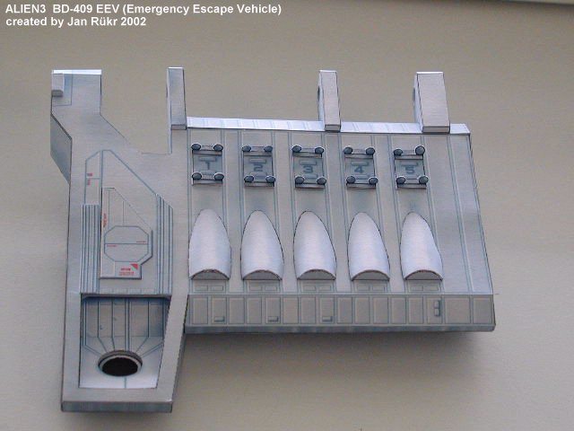 Спасательный модуль EEV (Чужие 3) paper model