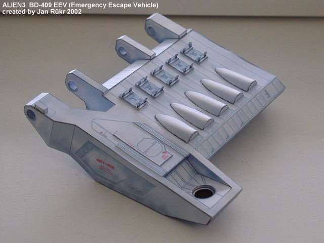 Спасательный модуль EEV (Чужие 3) paper model