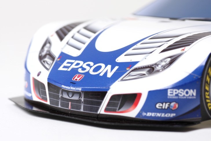 Автомобиль Honda HSV-010 GT 2010 [cредняя сложность] paper model