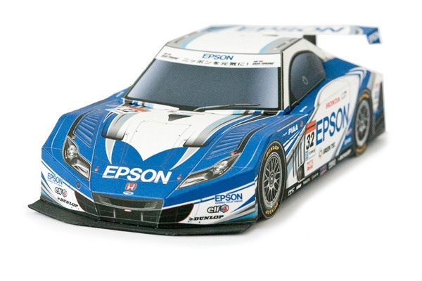 Автомобиль Honda HSV-010 GT 2013 [без клея] paper model