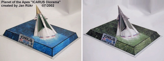 Диорама Космический корабль Икар (Планета обезьян)