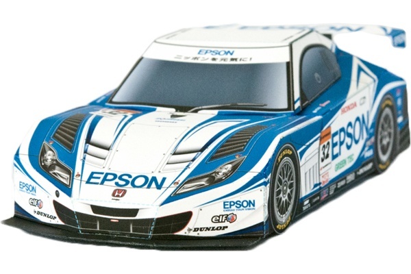 Автомобиль Honda HSV-010 GT 2012 [без клея] paper model