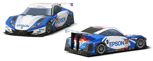 Автомобиль Honda HSV-010 GT 2011 [без клея] paper model