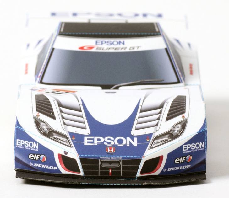 Автомобиль Honda HSV-010 GT 2010 [без клея] paper model