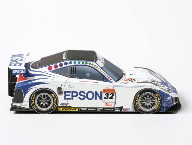 Автомобиль Honda HSV-010 GT 2010 [без клея] paper model