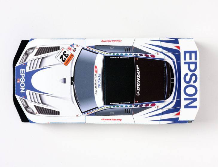 Автомобиль Honda HSV-010 GT 2010 [без клея] paper model