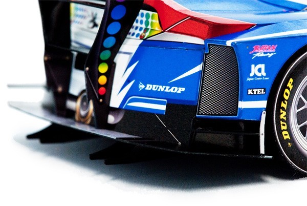 Автомобиль Honda HSV-010 GT 2012 [высокая сложность] paper model