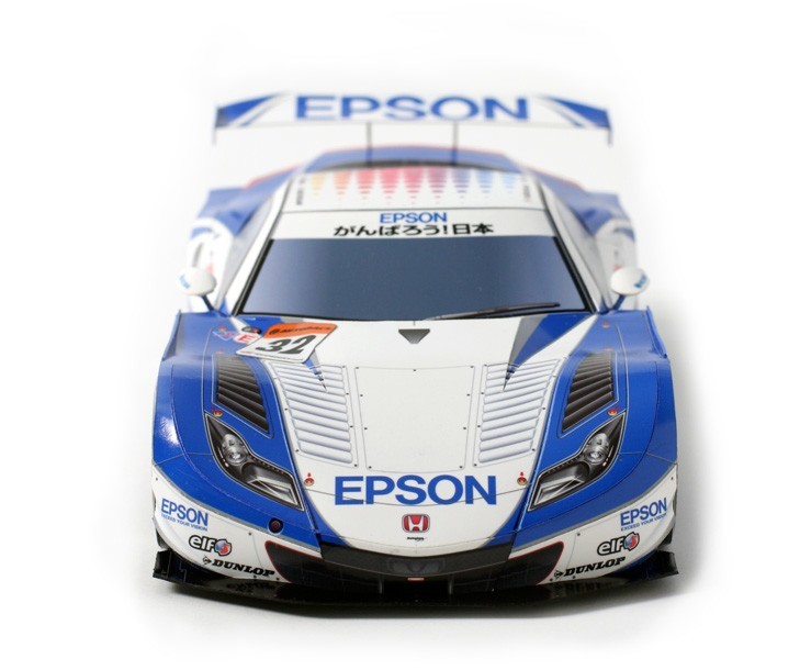 Автомобиль Honda HSV-010 GT 2011 [высокая сложность] paper model