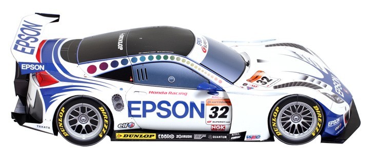 Автомобиль Honda HSV-010 GT 2010 [высокая сложность] paper model