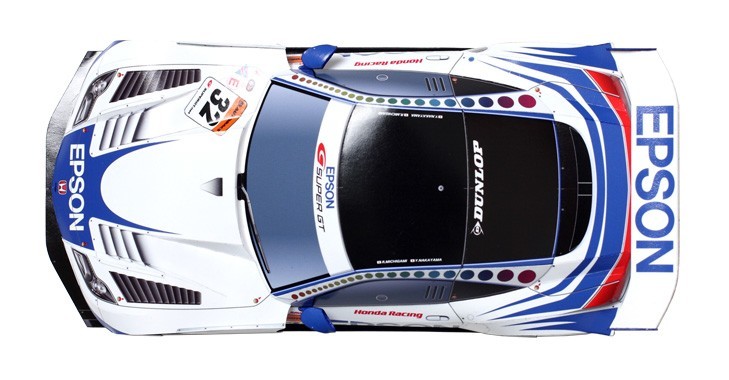 Автомобиль Honda HSV-010 GT 2010 [высокая сложность] paper model