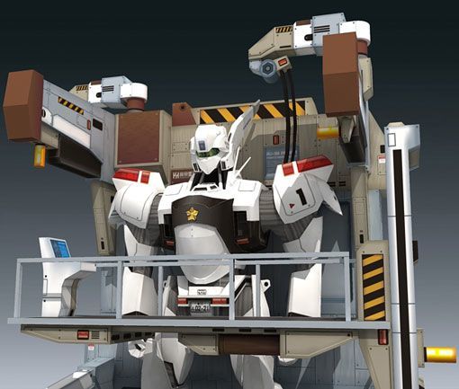 Станция обслуживания (Полиция будущего) paper model