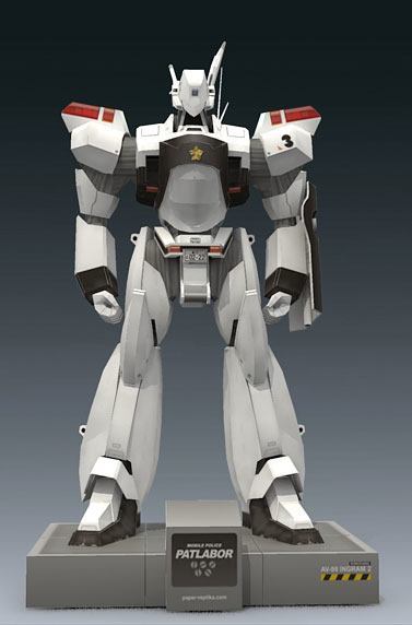 Робот Инграм 3 (Полиция будущего) paper model