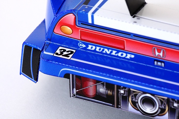 Автомобиль Honda NSX 2009 [средняя сложность] paper model