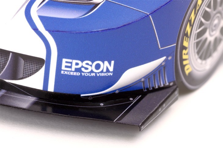 Автомобиль Honda NSX 2008 [средняя сложность] paper model