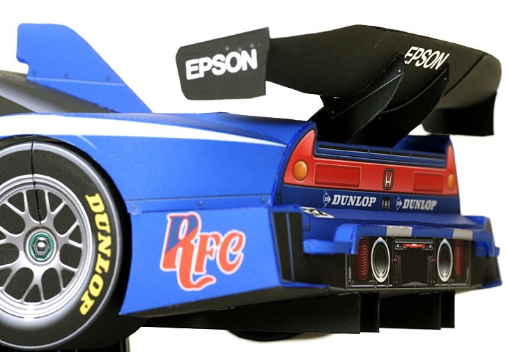 Автомобиль Honda NSX 2007 [высокая сложность] paper model