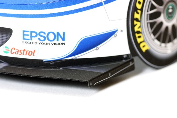 Автомобиль Honda NSX 2007 [средняя сложность] paper model