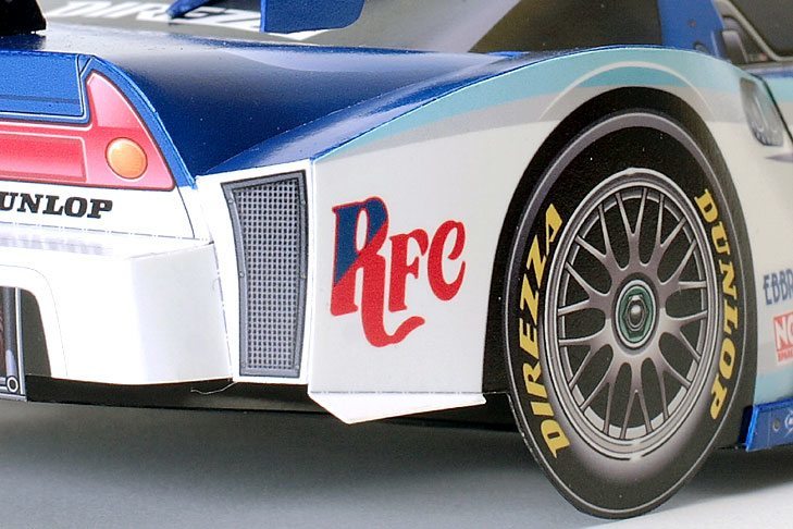Автомобиль Honda NSX 2006 [средняя сложность] paper model