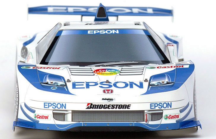 Автомобиль Honda NSX 2004 [средняя сложность] paper model
