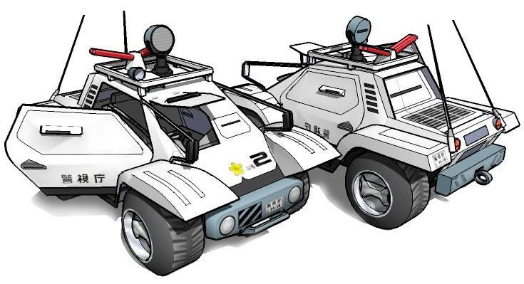Специальный автомобиль Command Car Type 98 (Полиция будущего)